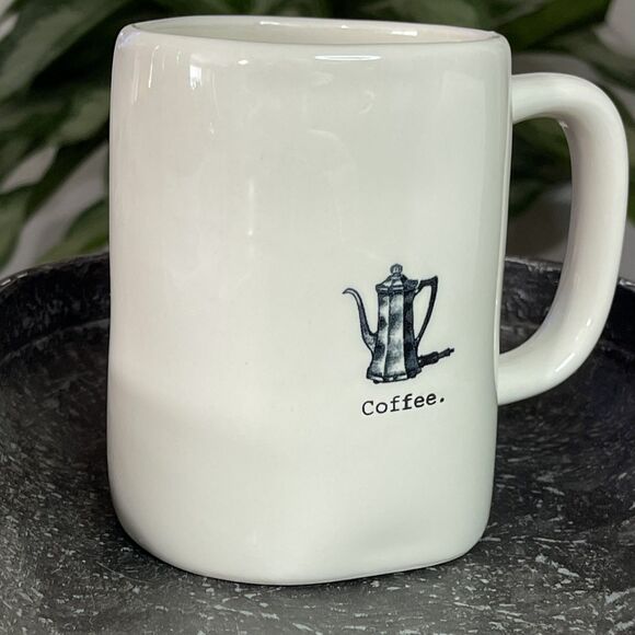 Rae‎ Dunn Coffee Mug Vintage Coffee Pot Graphic Artisan Collection Magenta - Picture 9 of 9